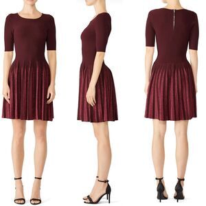 NWOT Milly - Lurex Pleated Dress Size S